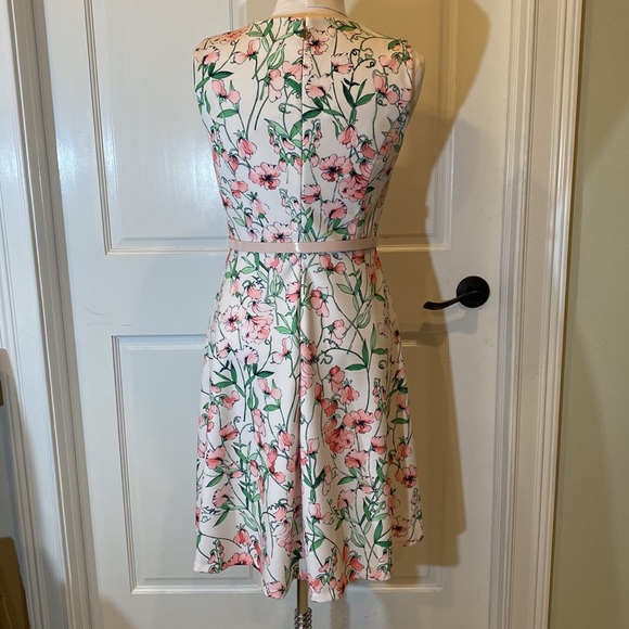 Tommy Hilfiger A-Line Belted Floral Dress - Picture 2 of 6